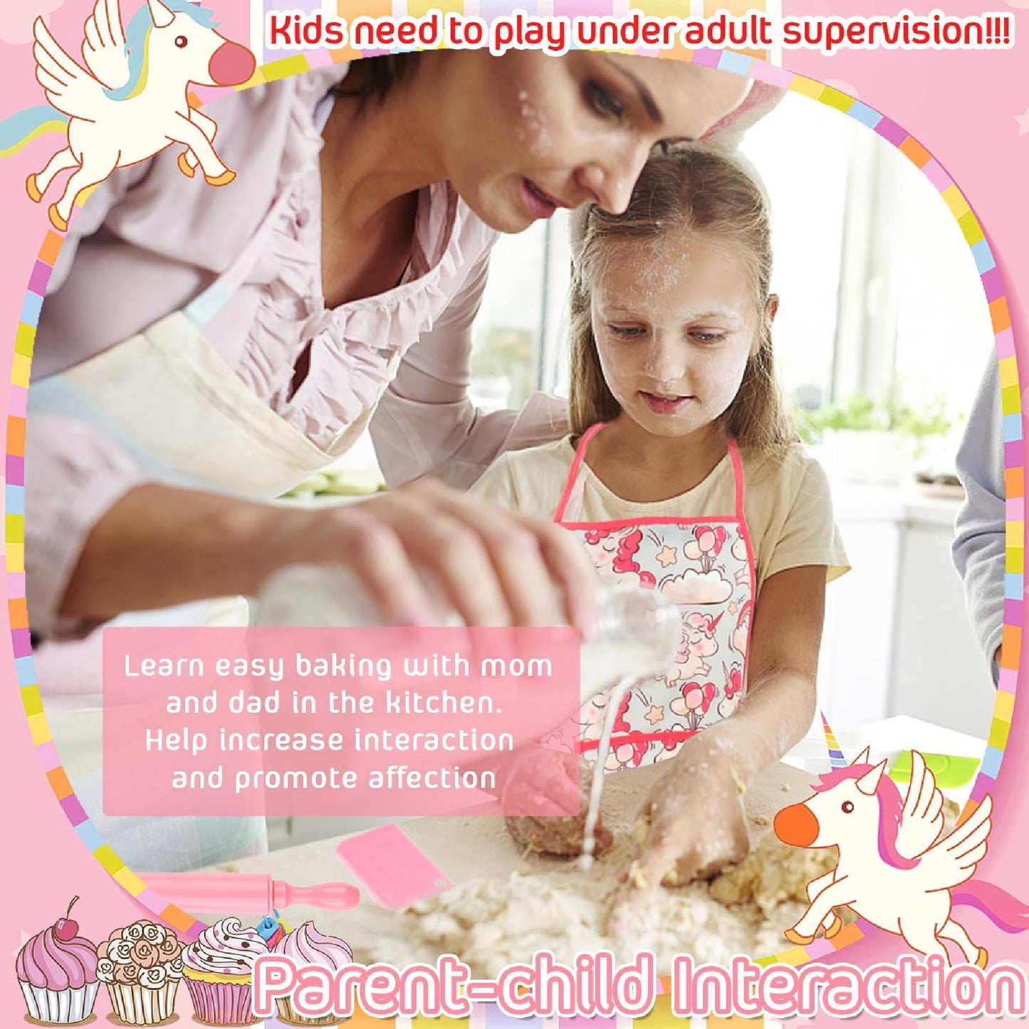Kit de Repostería Infantil: Delantal y Gorro de Chef de 26 Piezas