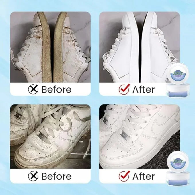 Crema Potente Blanqueadora para Zapatos Blancos - Alta Eficacia