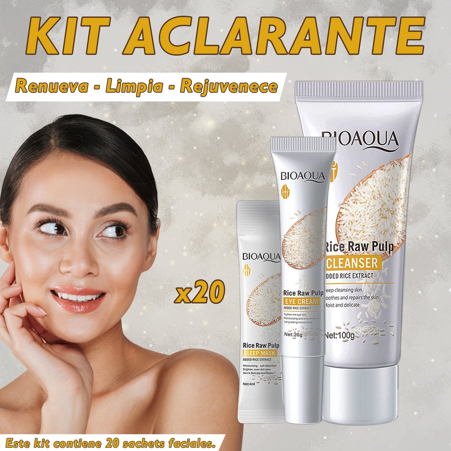 COMBO REPARADOR INTENSO DE ARROZ