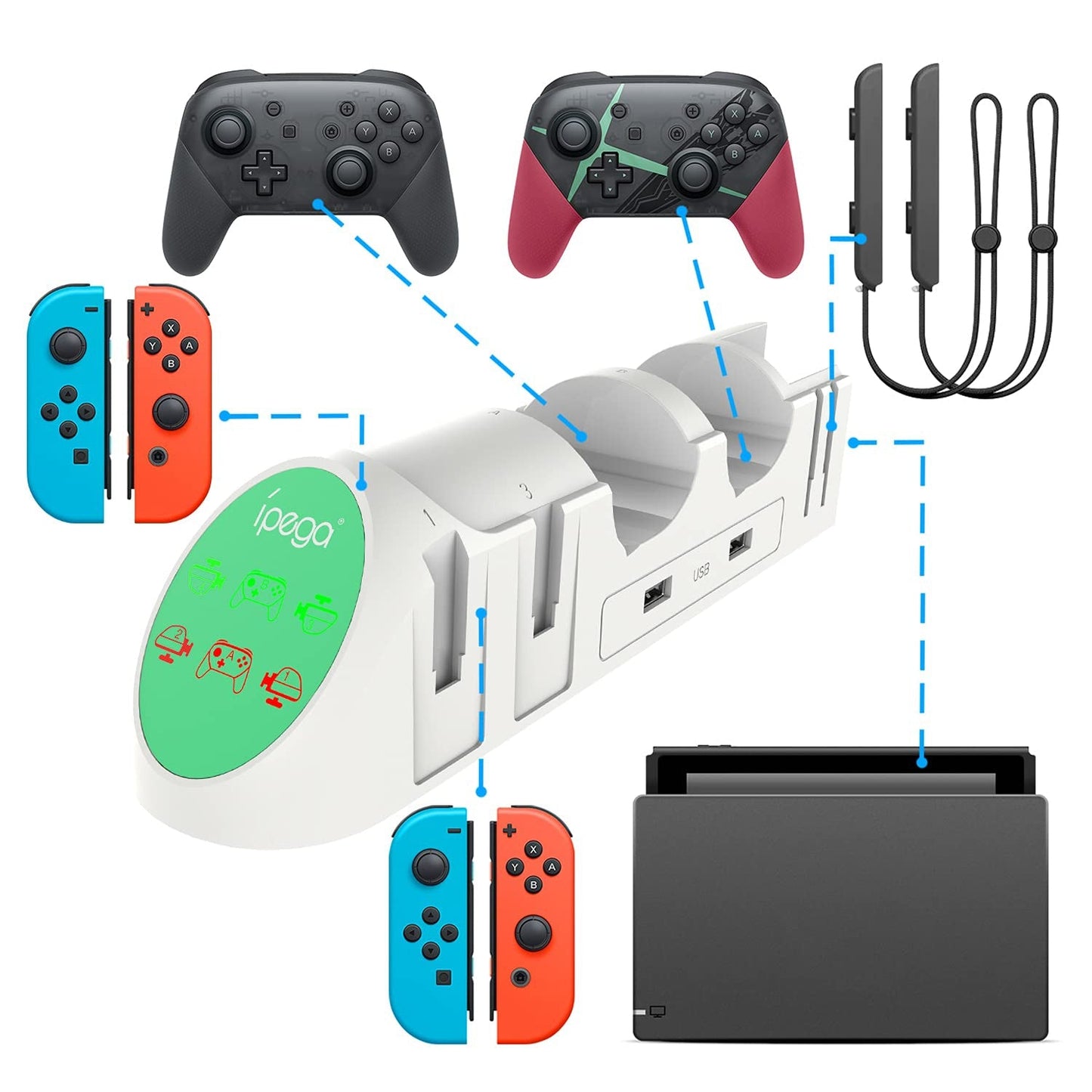 Cargador Base Oficial para Nintendo Switch