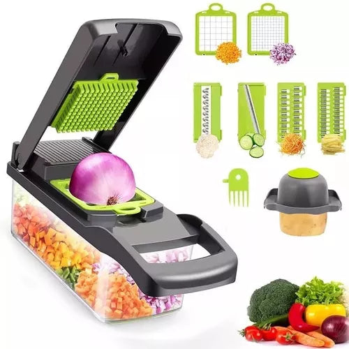 Cortadora Multifuncional Professional: Picadora Fácil de Usar, Ideales para Verduras y Frutas, Lavable