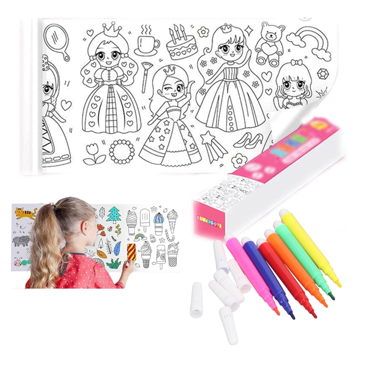 Rollo de Papel de Dibujo para Niños – ¡Desata la Creatividad de tus Pequeños!
