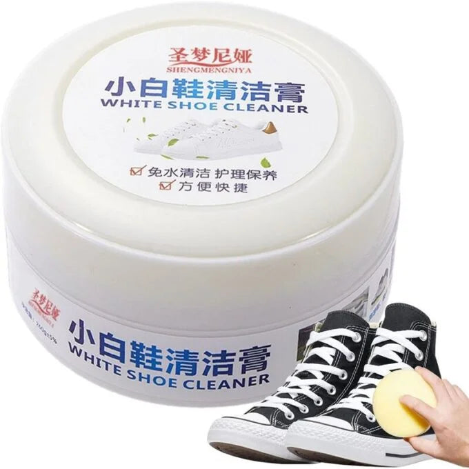 Crema Potente Blanqueadora para Zapatos Blancos - Alta Eficacia