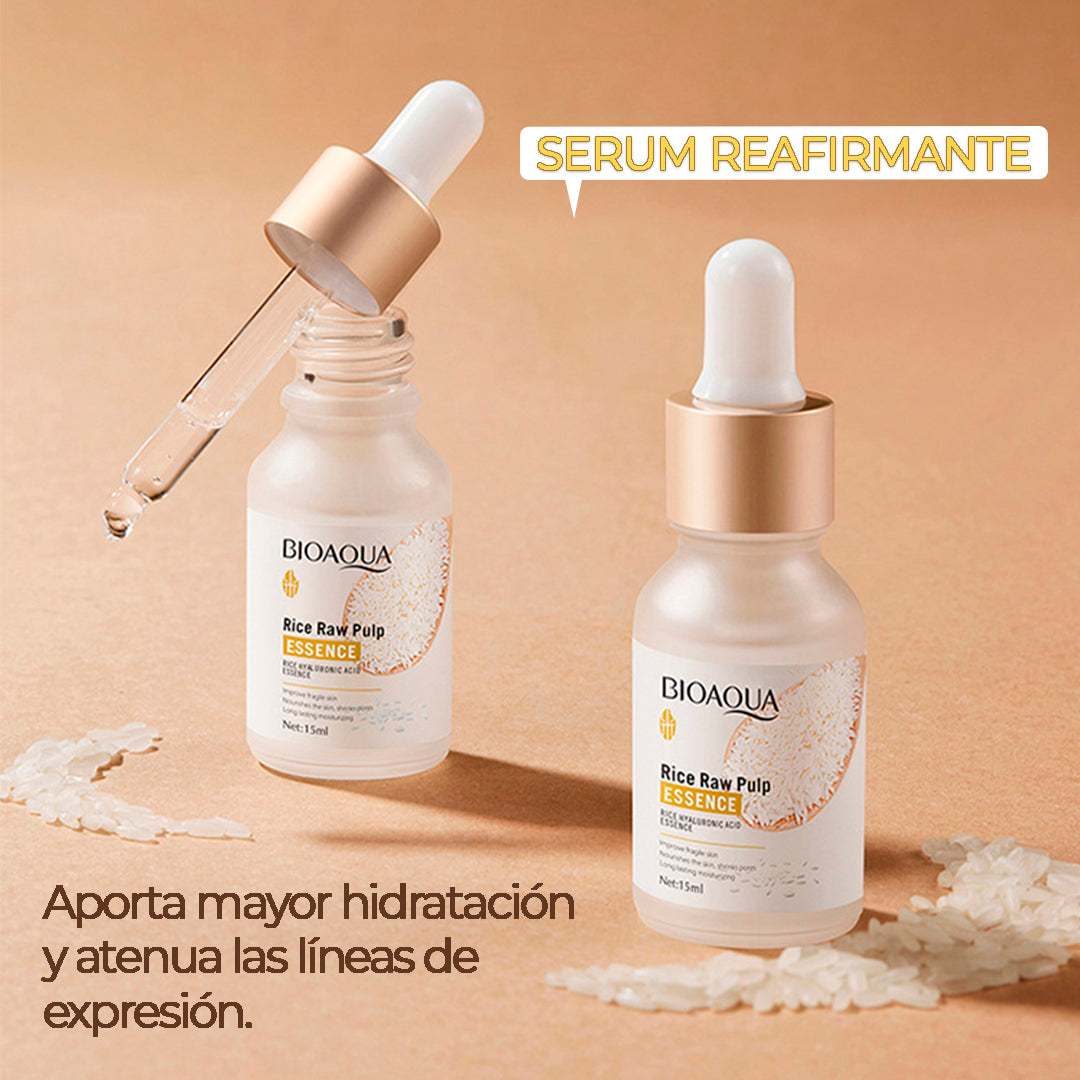 BIOAQUA Serum Iluminador y Hidratante con Agua de Arroz