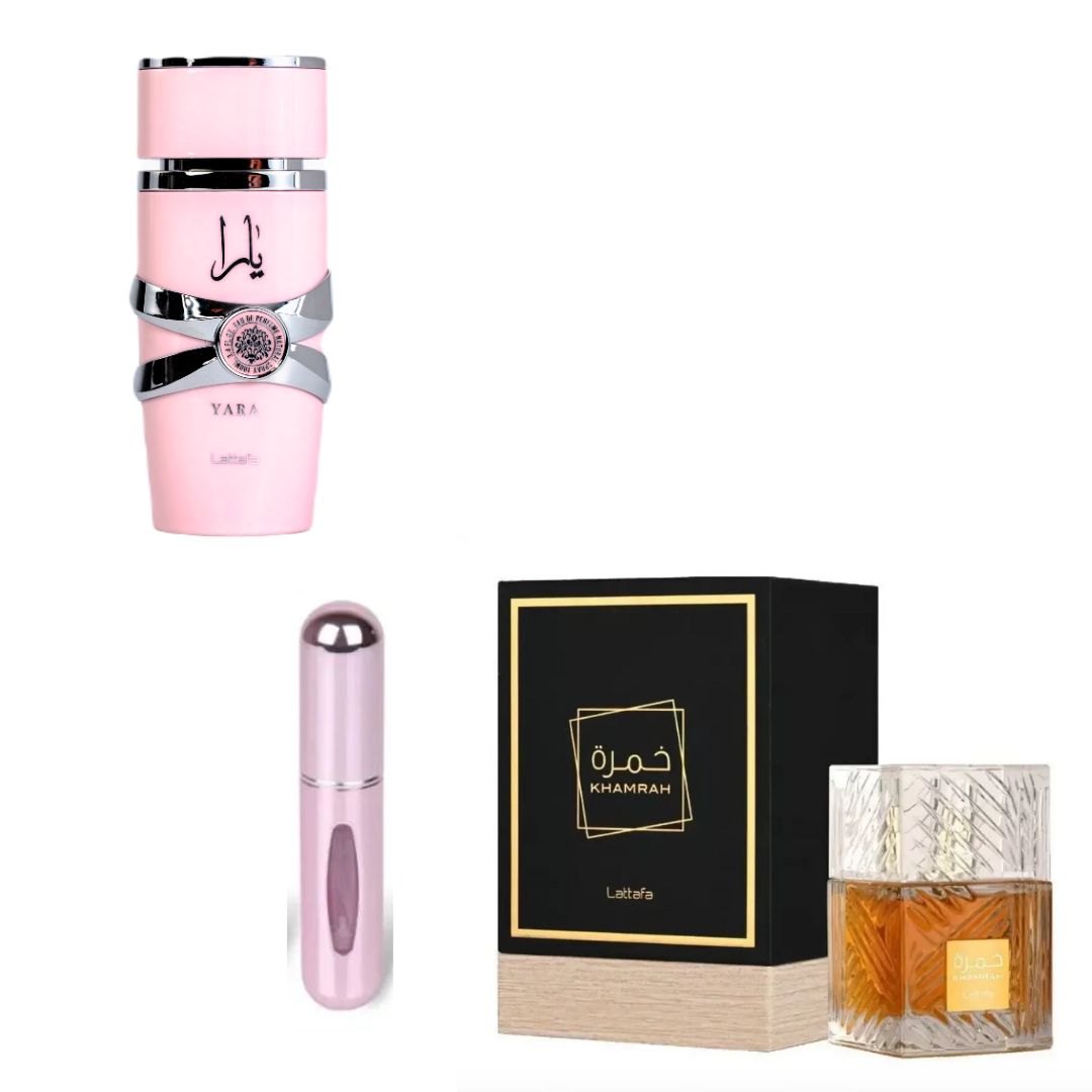 Perfumes Yara + Khamrah - Estuche de Perfumería