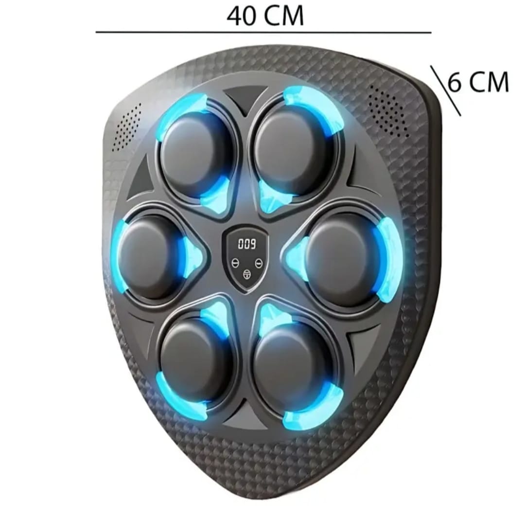 Máquina de Boxeo Musical con Luz LED - Entrenador de Pared #10