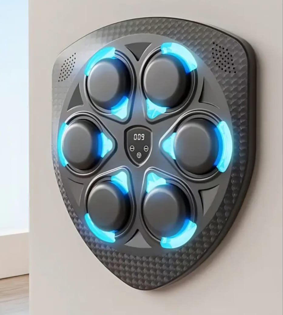 Máquina de Boxeo Musical con Luz LED - Entrenador de Pared #10