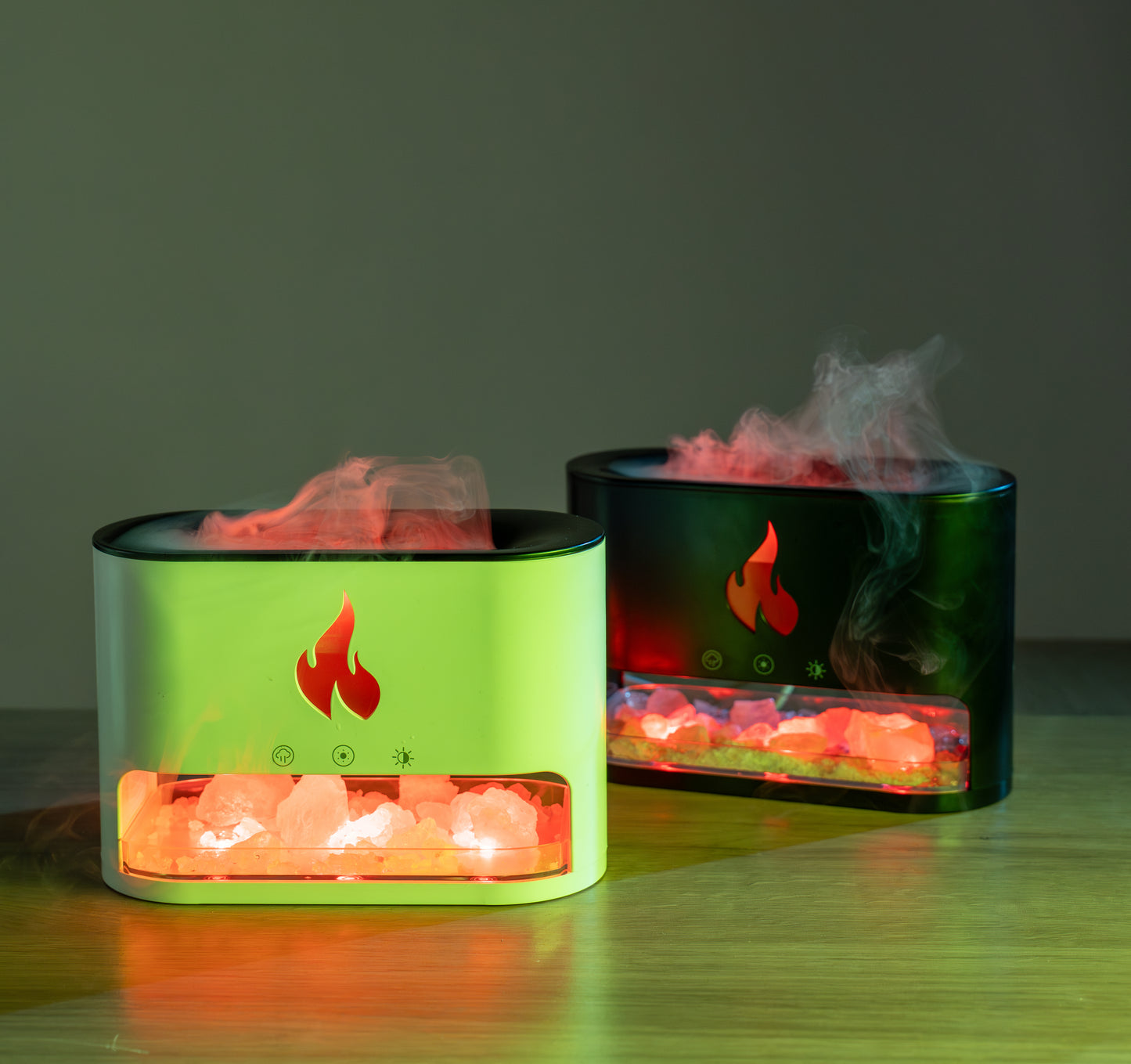 Humidificador Difusor Chimenea Llama – Aromaterapia Elegante y Relajante