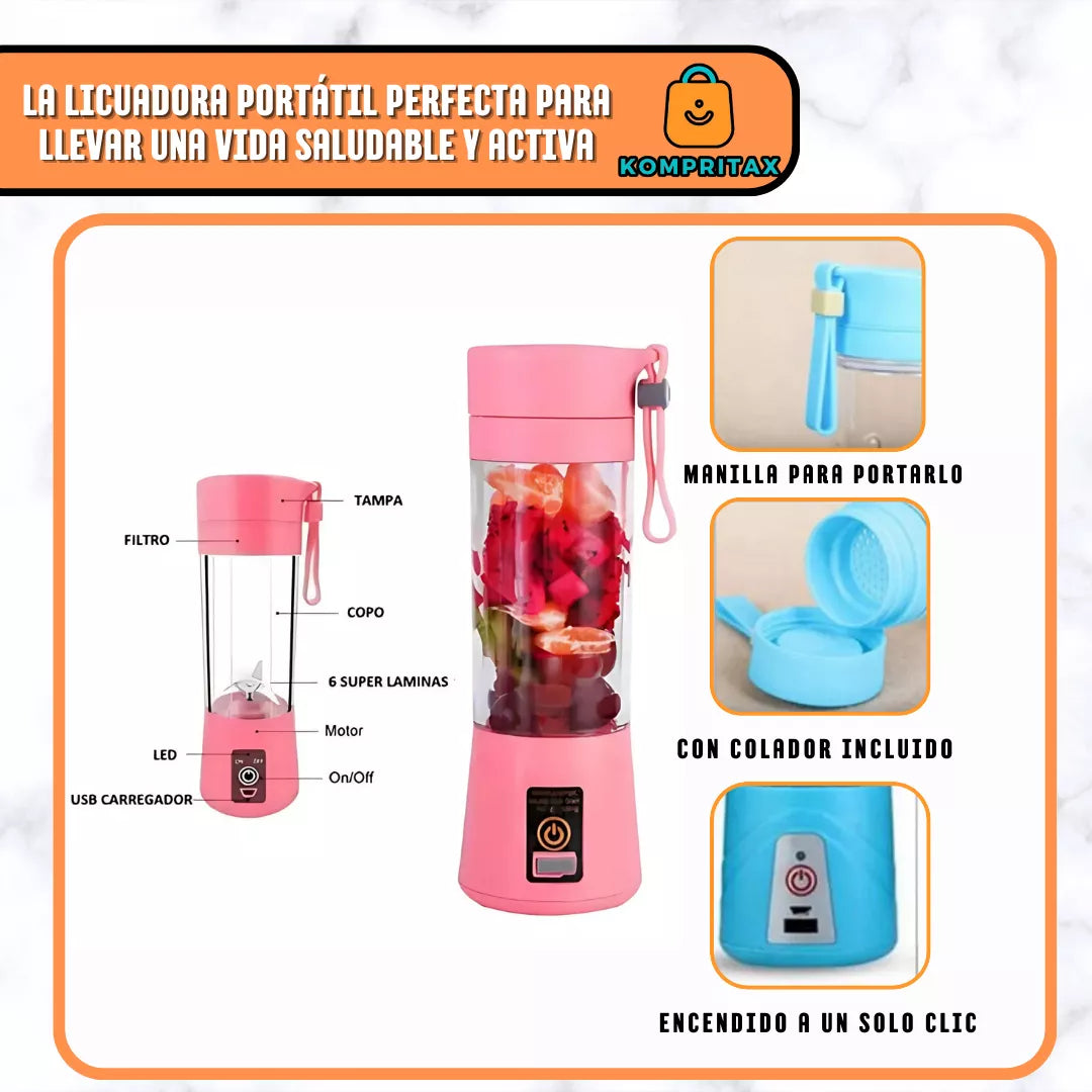 Licuadora Portátil Recargable