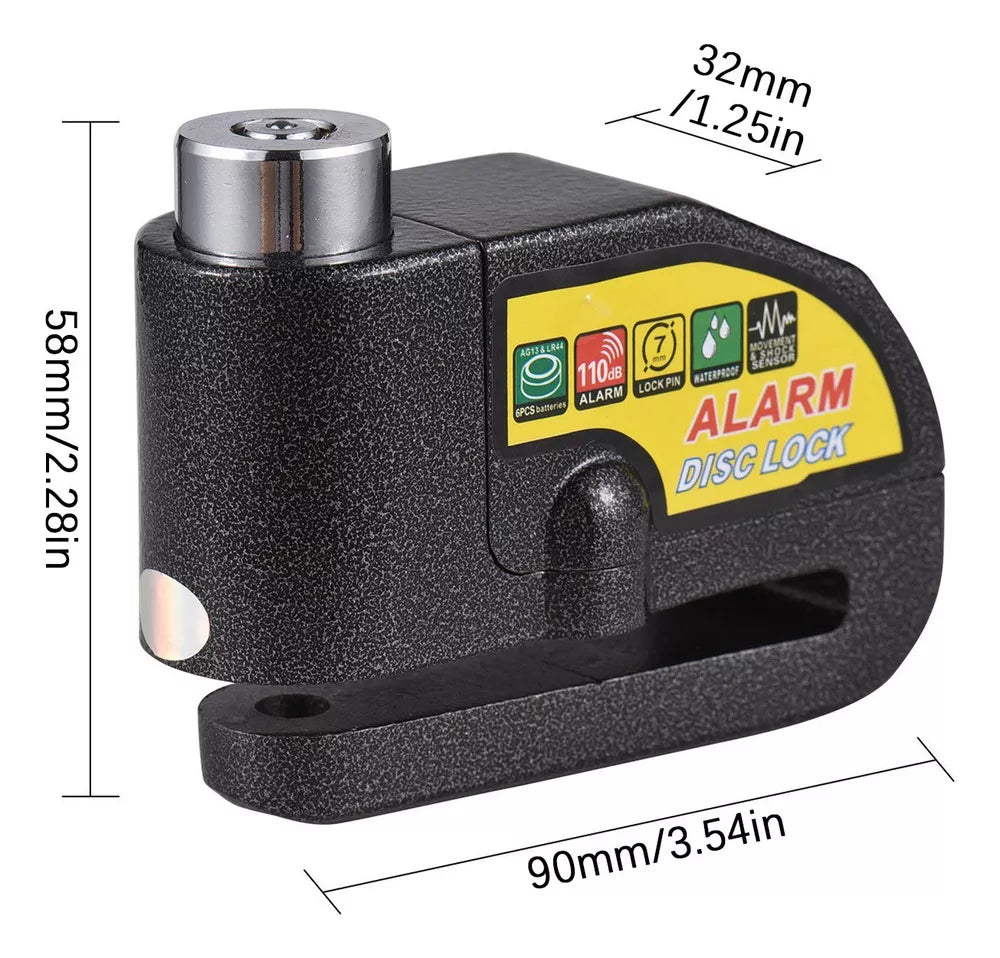 Candado con Alarma Disc Lock