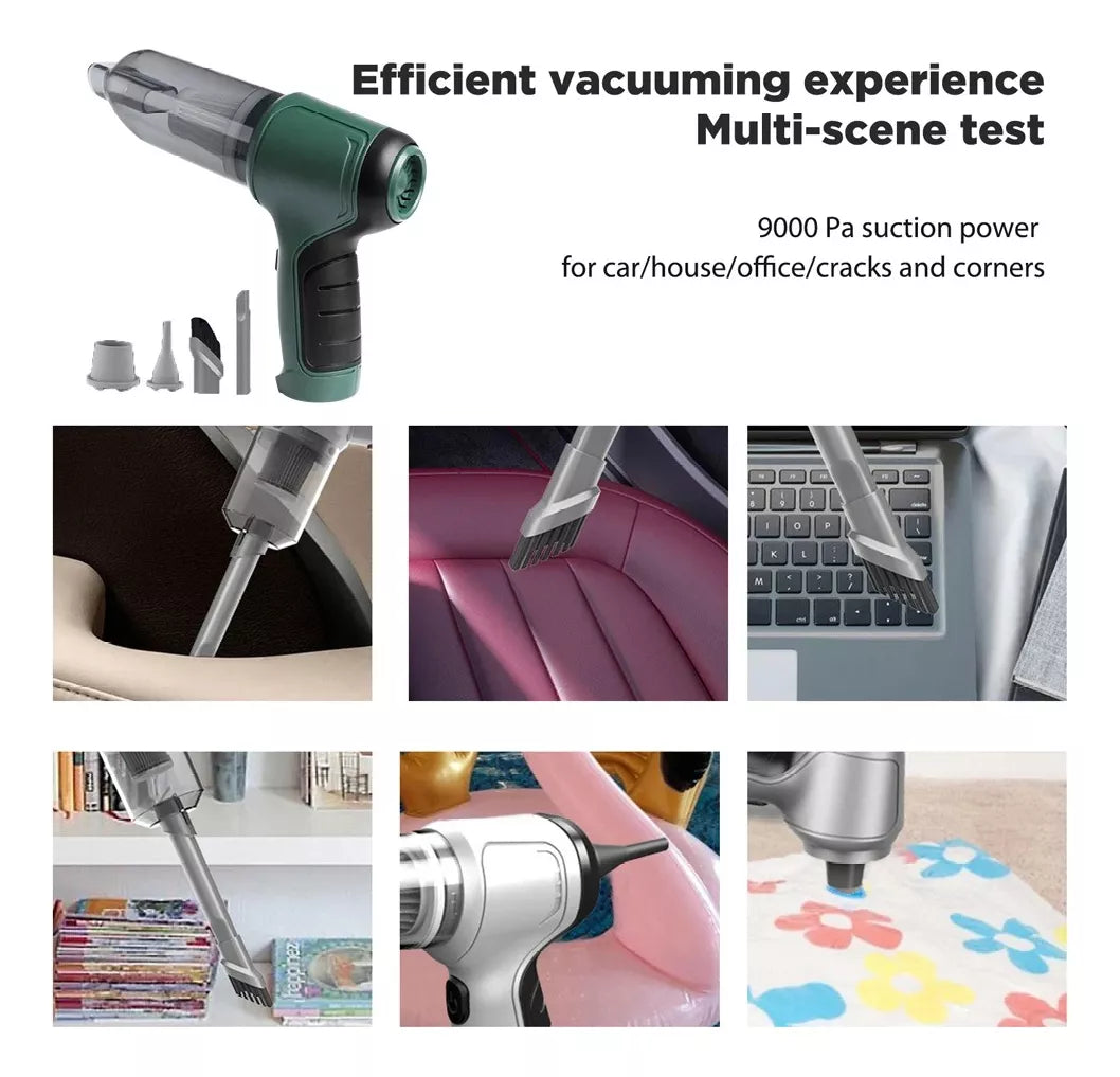 Aspiradora Carro Recargable 4 EN 1 - Limpieza Eficiente y Sin Esfuerzo