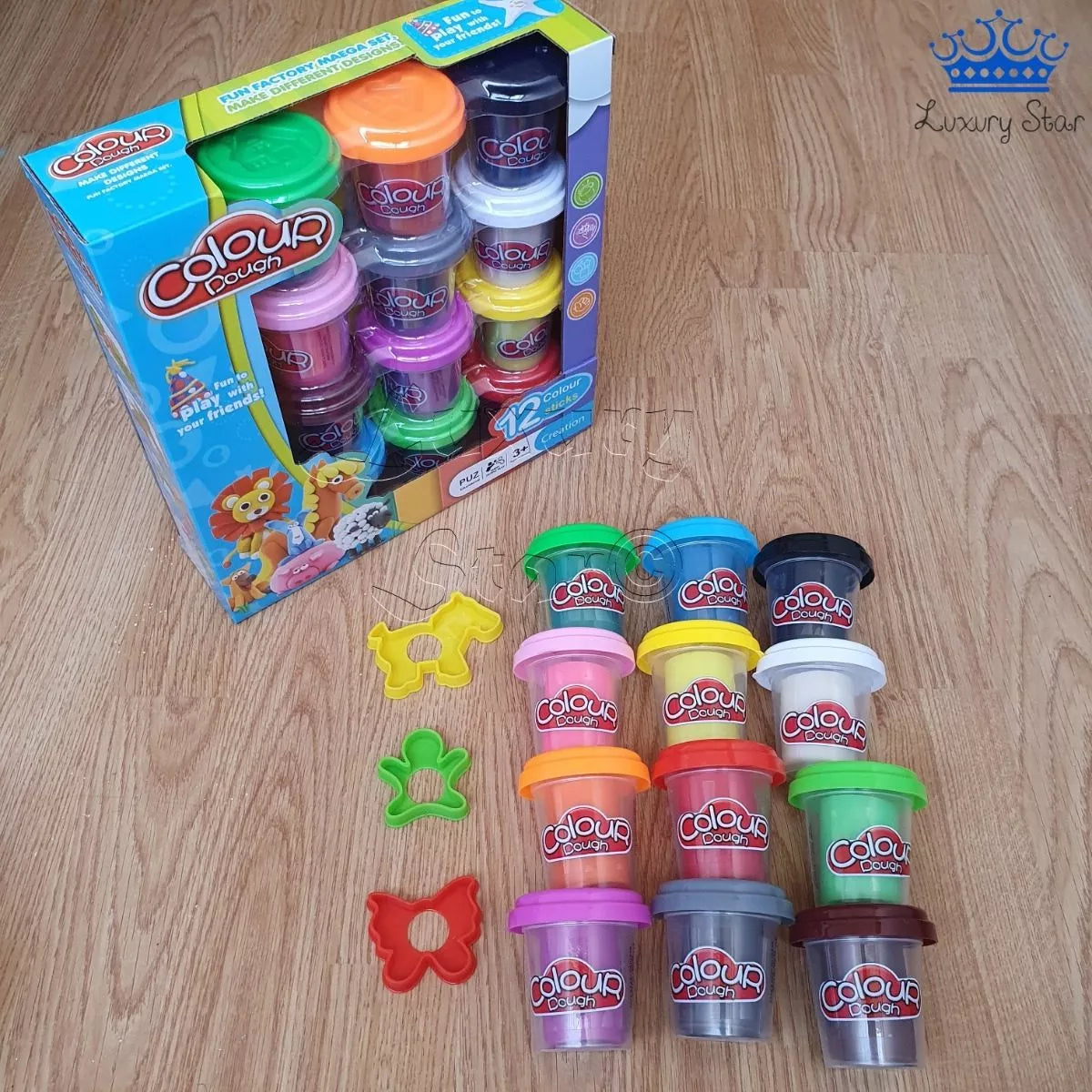 Set de 12 Plastilinas Colour Dough – ¡Desata tu Creatividad!