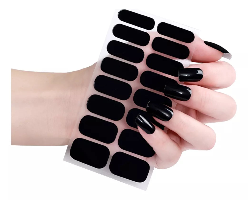 Kit de Uñas Stickers de diseños x12 + Lámpara UV para secado rápido - TZ