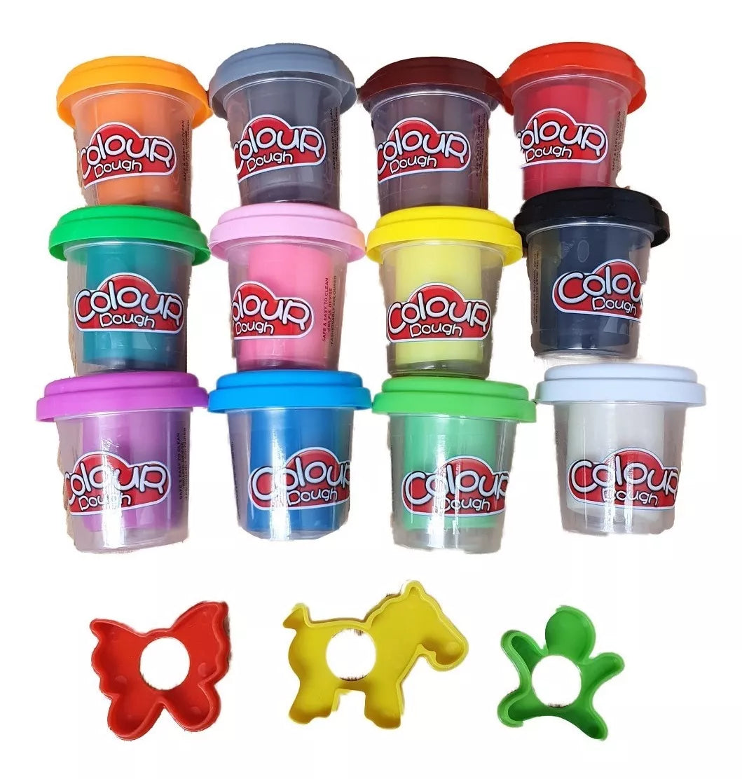 Set de 12 Plastilinas Colour Dough – ¡Desata tu Creatividad!