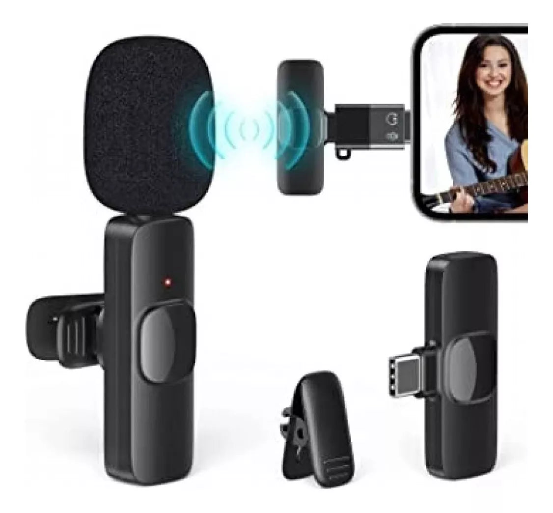Micrófono K9 Inalámbrico – ¡La Libertad de Grabar y Transmitir Tu Voz en Cualquier Lugar!