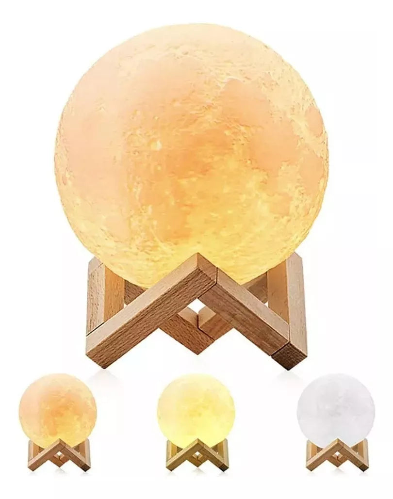 Lámpara Luna Recargable – Iluminación Mágica para Tu Hogar
