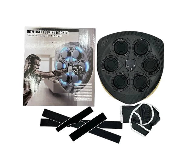 Máquina de Boxeo Musical con Luz LED - Entrenador de Pared #10